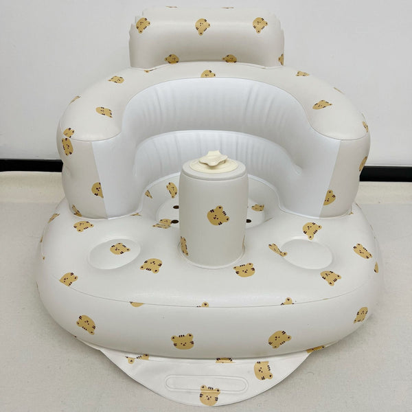 Tiger Head Inflatable Baby Sofa